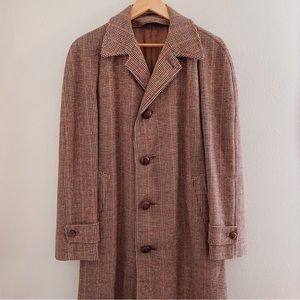 50s VINTAGE HAND WOVEN HARRIS TWEED COAT